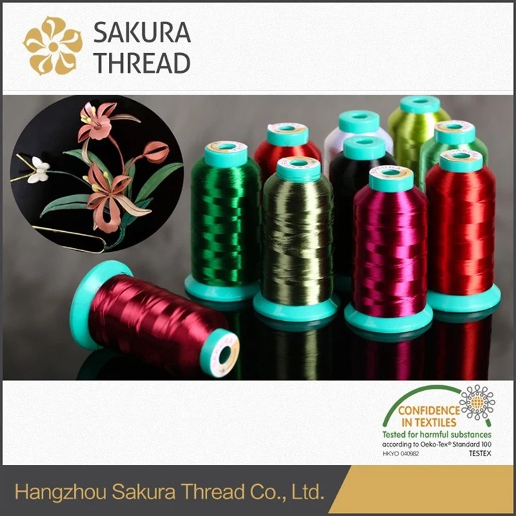 Dyed Bright Color Embroidery Thread
